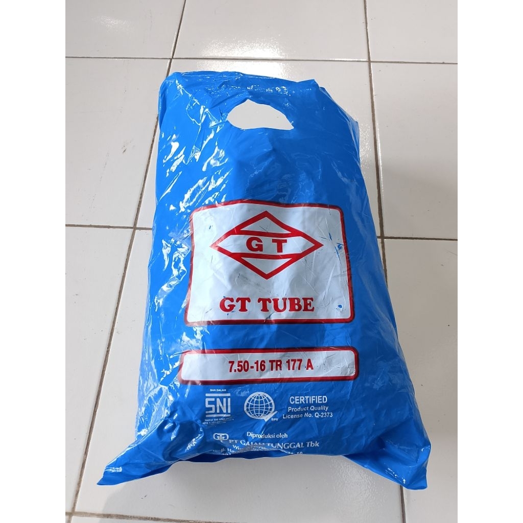 Ban dalam GT GAJAH TUNGGAL 750 ring 16