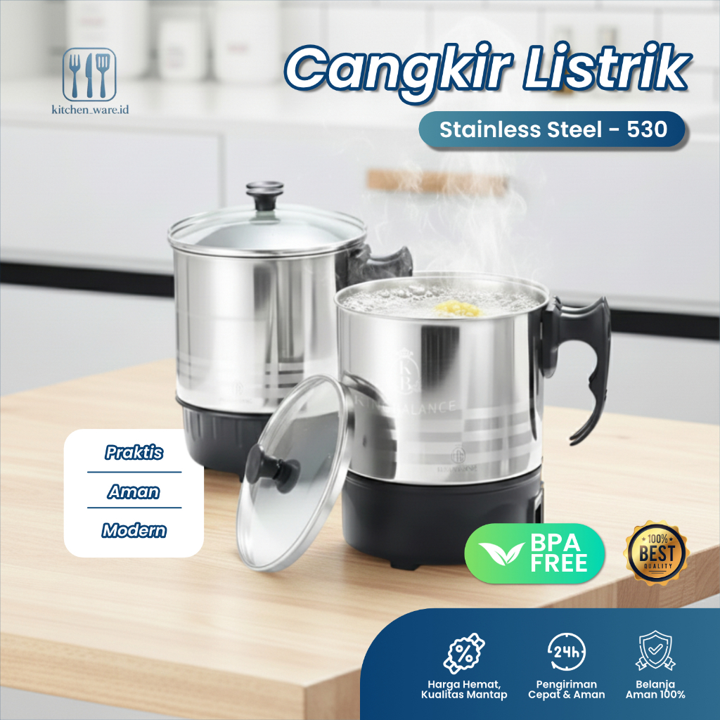 Mini Teko Panas Listrik,  Electric Heating Cup / Teko Listrik / Mug Elektrik 530