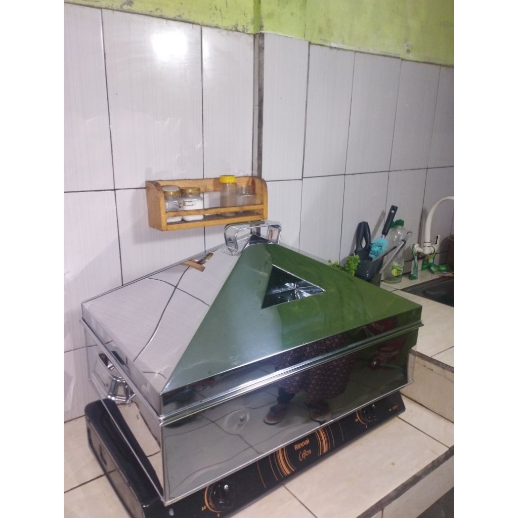 Klakat kukusan dimsum kue brownis bolu besar ukuran 60x40 untuk usaha rumahan