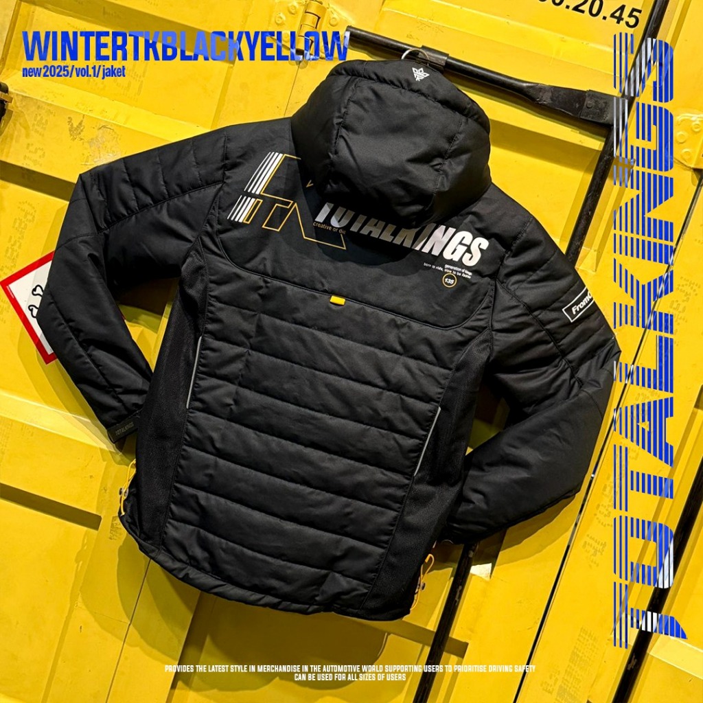 JAKET TOTAL KING WINTER TK YELLOW BLACK VOL.1