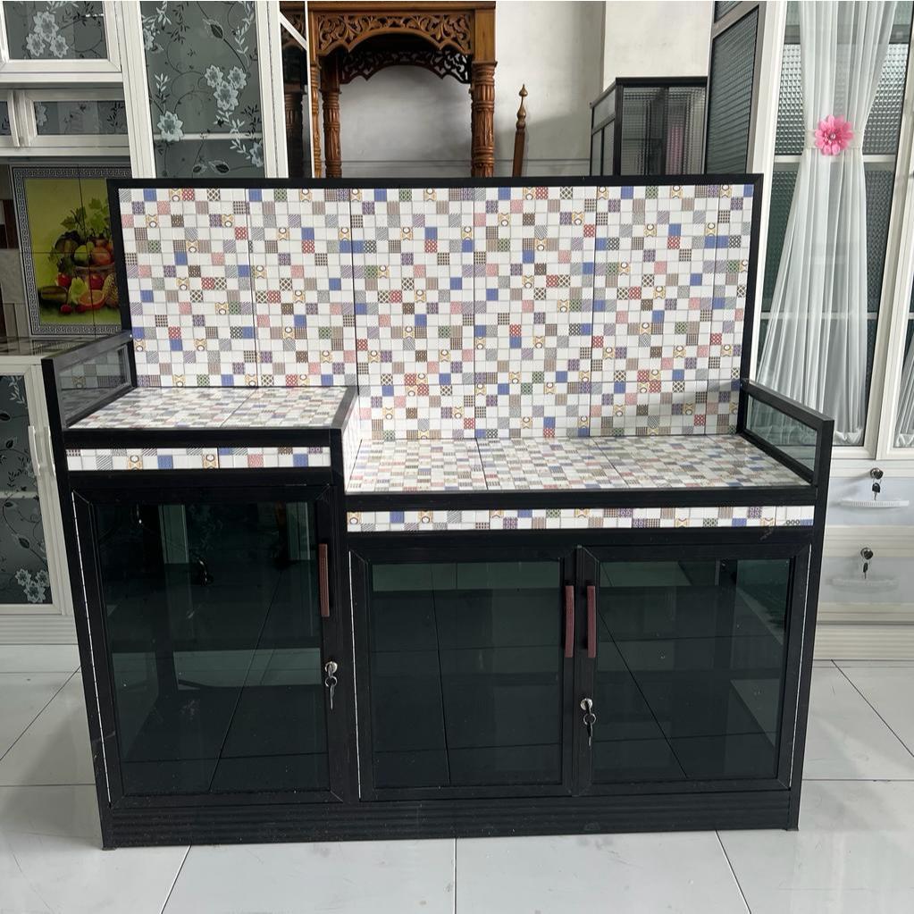 Rak  Piring / Lemari Piring / Lemari Dapur / Rak dapur Minimalis Serbaguna Aluminium