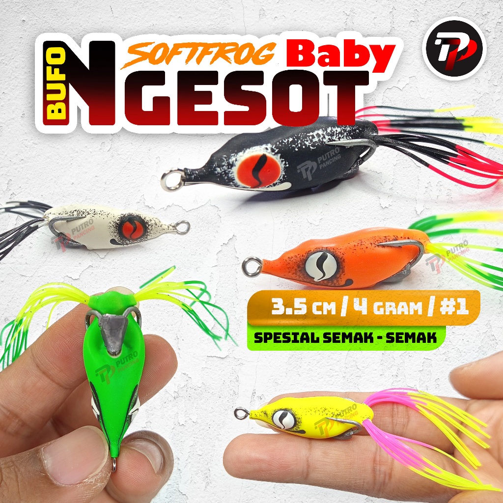 Lure Bufo BABY NGESOT NEW Soft Frog softfrog