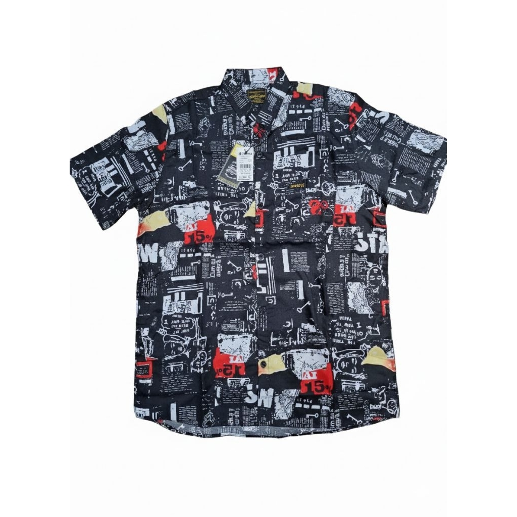 Kemeja Motif Koran Pria - HURLEY