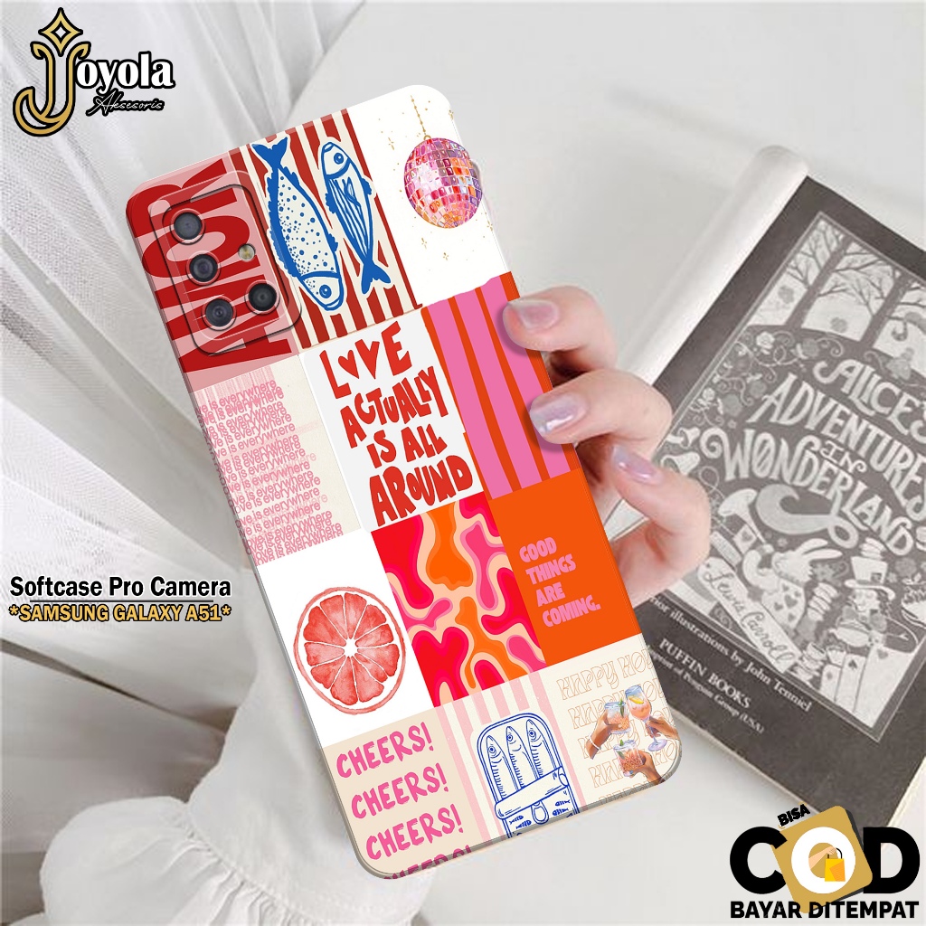 Softcase Samsung Galaxy A51 Terbaru Silikon Pro Camera Fashion Case Aesthetic Kesing Samsung Galaxy 