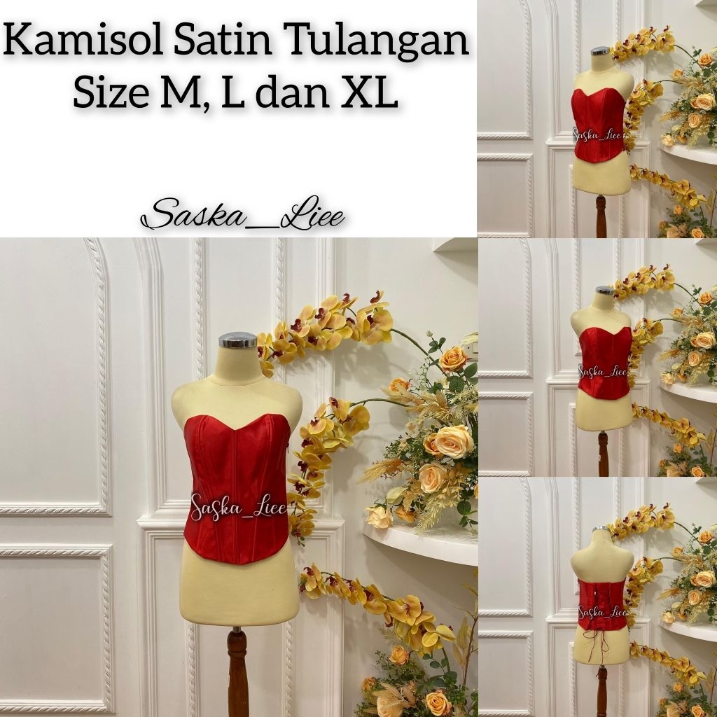 Kamisol Satin Tulang Daleman Kebaya