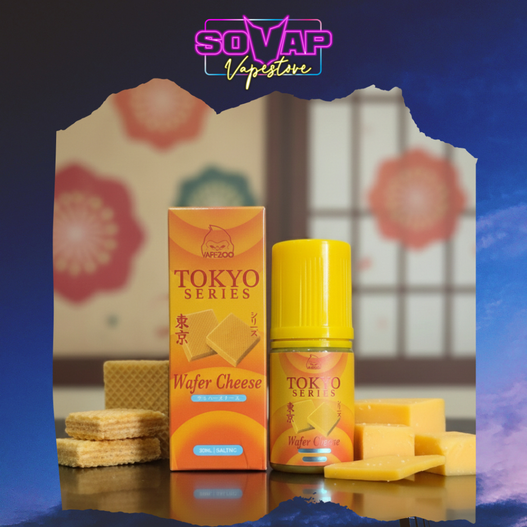 Tokyo Wafer Cheese 30mg 30ml Salt Nic by Vapezoo