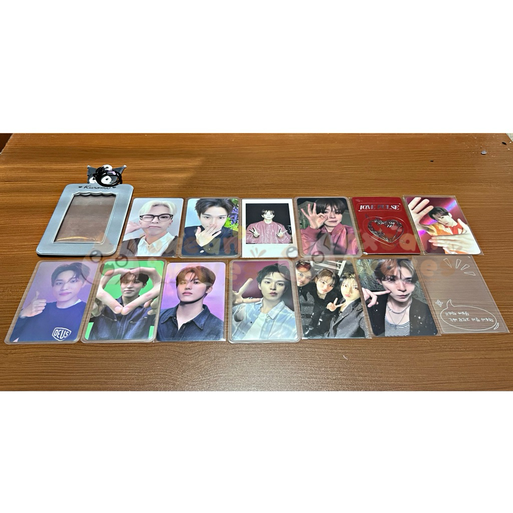 PART 1 PHOTOCARD/PC PLEASURE BARUDAK LOVE PULSE YELLOW, LD, QQ, SOUNDWAVE, MEMKIT, SEASON GREETING/S