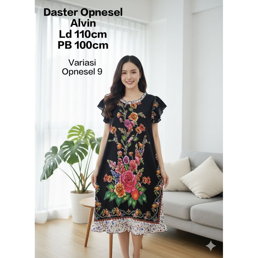 Daster Sikak, Daster Melati, Daster Asanti, Daster Anita, Opnasel, Sikak Dari Batik Alvin (KT Melati