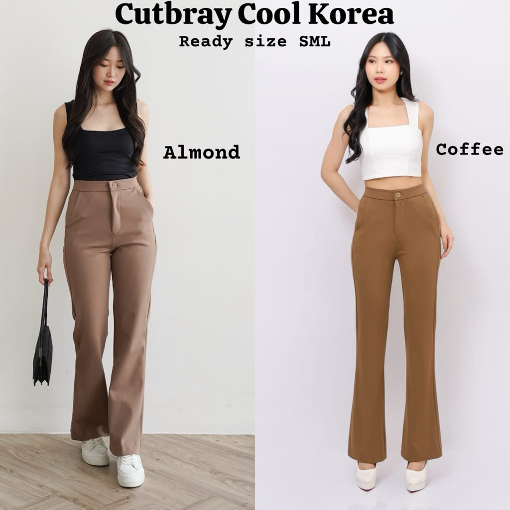 UPGRADE PANTS CITBRAY | CELANA HW CUTBRAY STRETCH COOL KOREA IMPORT pants celana panjang