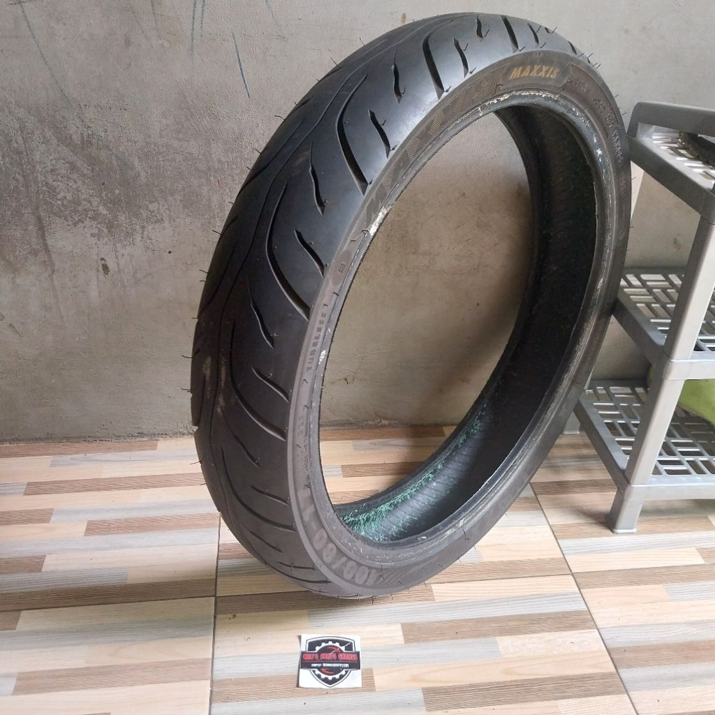 BAN MAXXIS EXTRAMAXX (M-6233W-5) TUBELESS UKURAN 100/80-17 SECOND