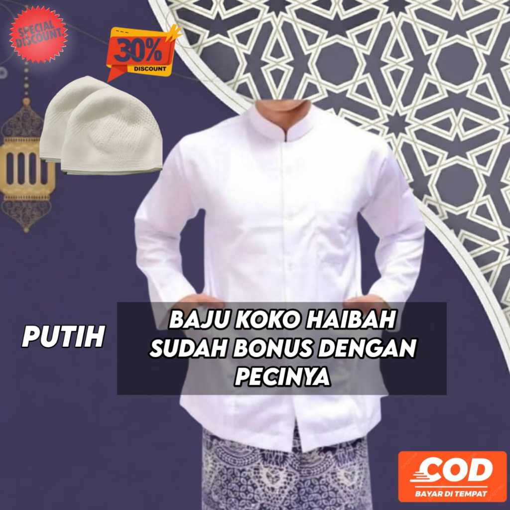 BAJU KOKO HAIBAH MODEL AMMU / BAJU KOKO SAKU SAMPING / KOKO HAIBAH SAKU SAMPING