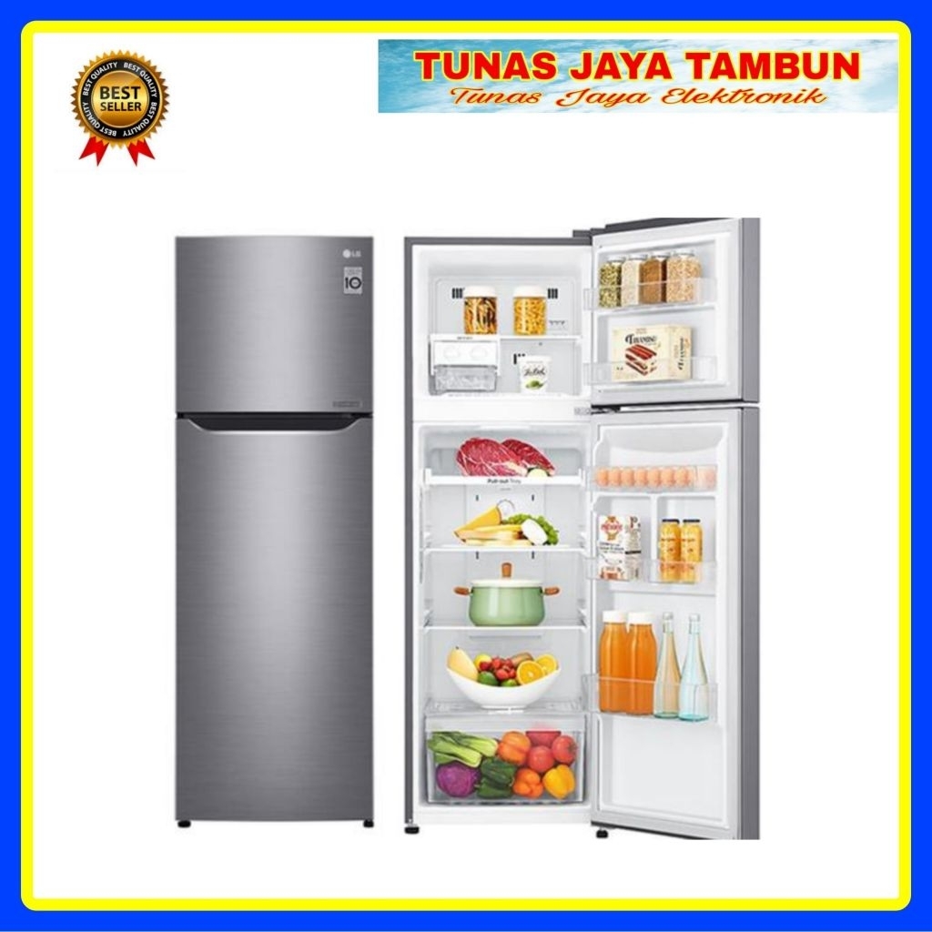 KULKAS LG GNB 215 SQMT / KULAKS LG 2 PINTU 225 LITER 215SQMT / LG GN-B 215 SQMT