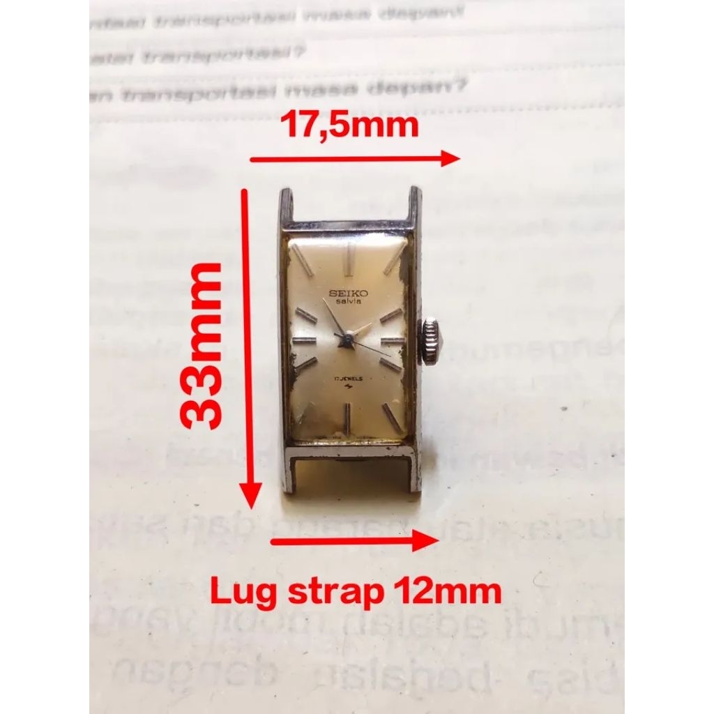 seiko Salvia 1104-3000 Manual winding off