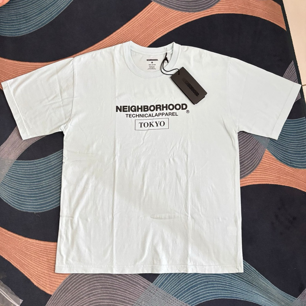 Tshirt Neighborhood biru muda size M