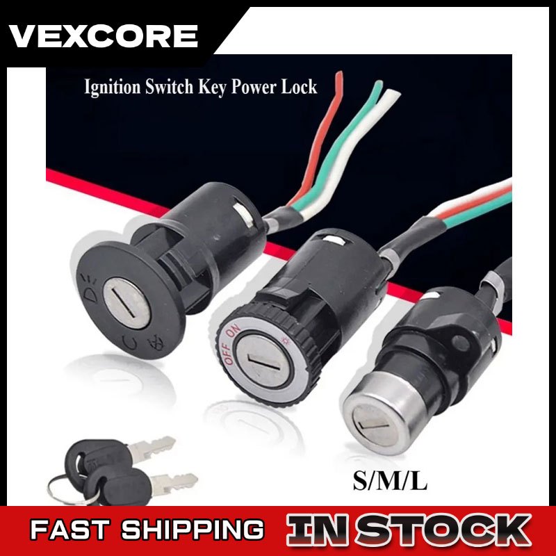 COD Kunci Kontak Sepeda Listrik 3 Kabel Kunci Elektrik Motor Untuk Sepeda Listrik On Off Kunci Konta