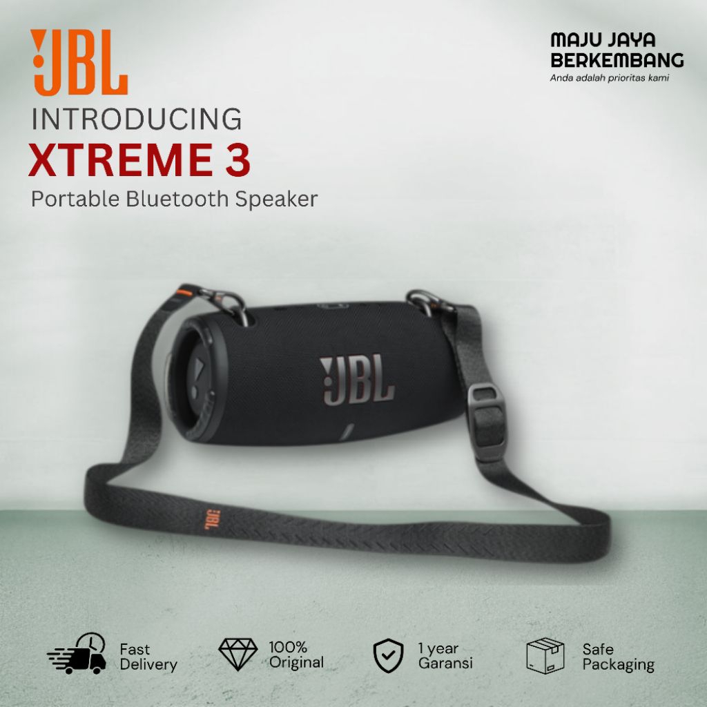JBL XTREME 3 PORTABLE SPEAKER BLUETOOTH ORIGINAL IMS WARANTY BLACK