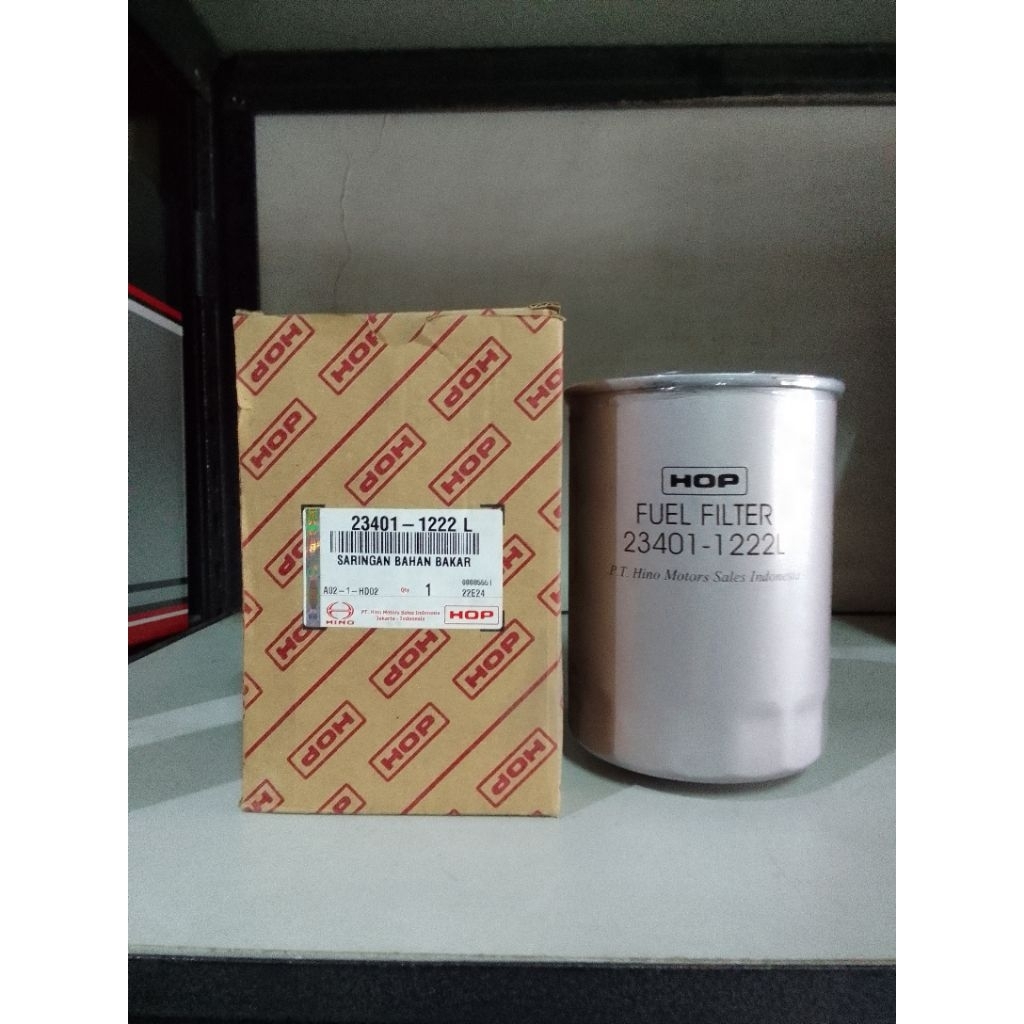 Fuel filter atas Hino FM320 merk HOP 23401-1222L