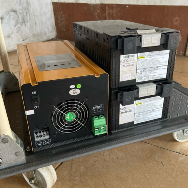 Paket Backup Genset Listrik Baterai LTO 2,4kw