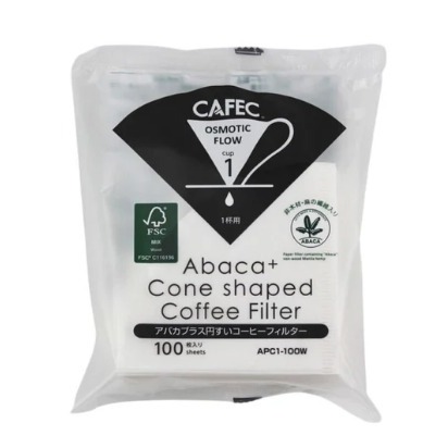 Paper Filter Cafec ABACA Osmotic  Flow / PAPER FILTER V60