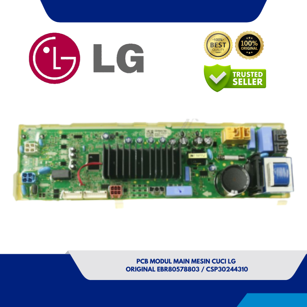 PCB MODUL MAIN MESIN CUCI LG FM1071D6 FM1281D6 ORIGINAL EBR80578803 / CSP30244310