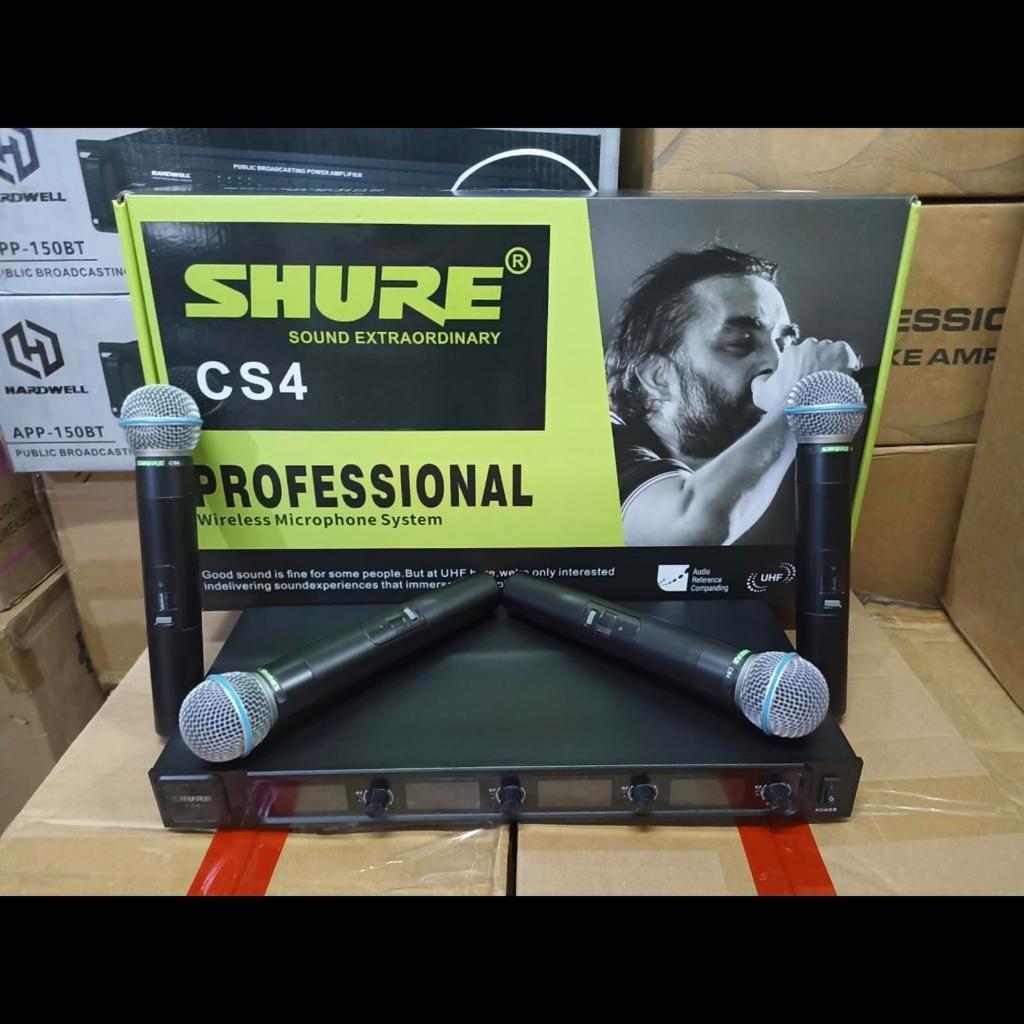 MIC WIRELES SHURE CS 4 MICROPHONE 4 HANDLED BETA 58