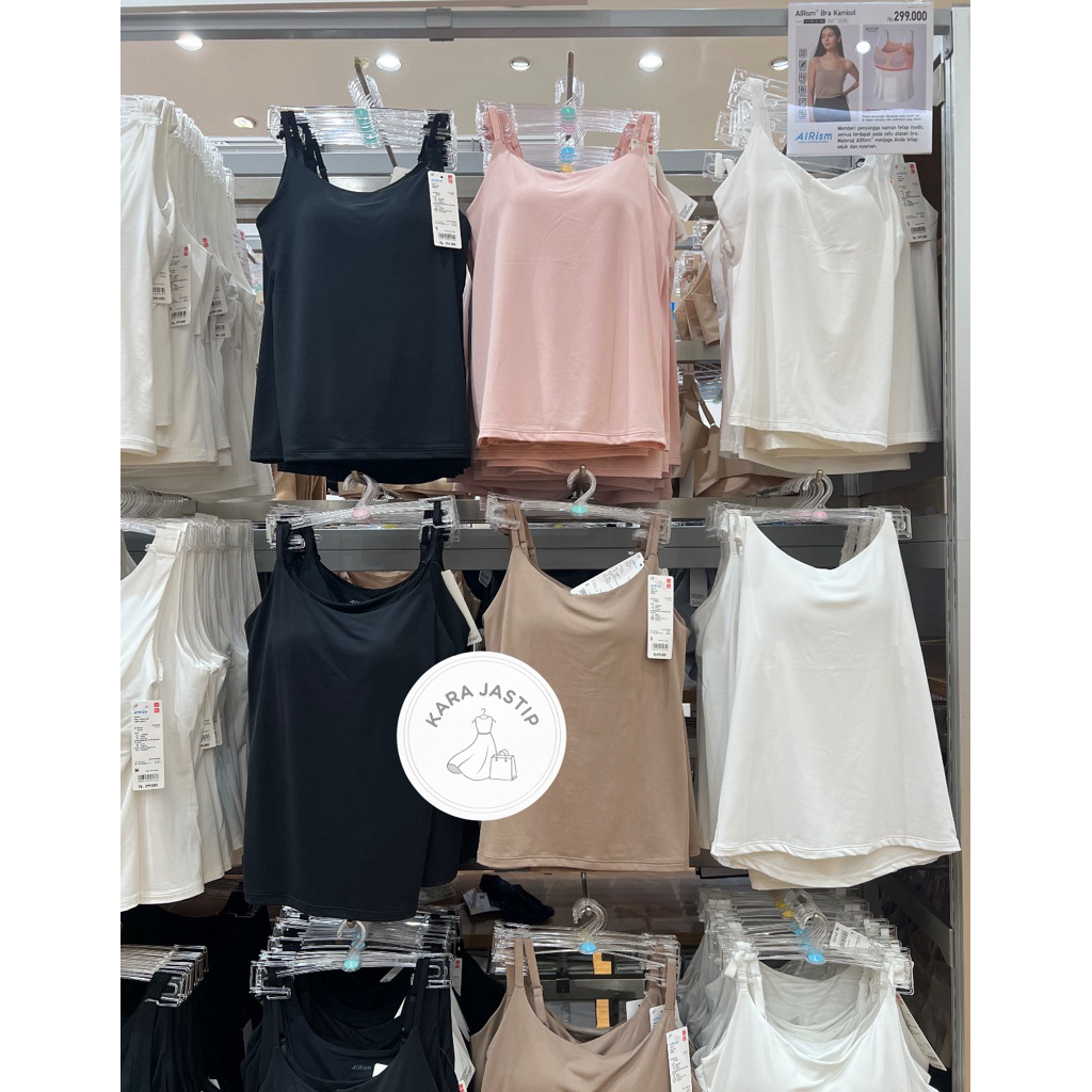Women AIRism Tank Top Bra Camisol UNIQLO
