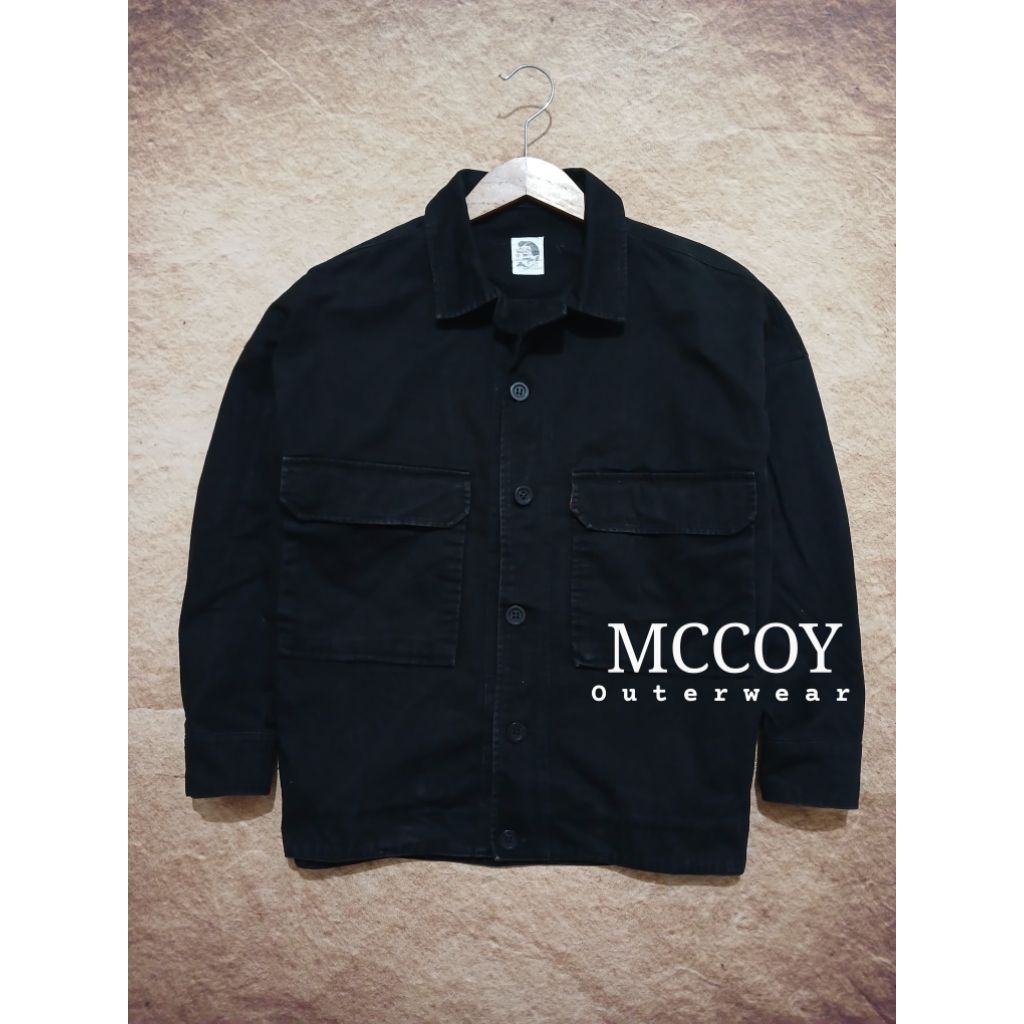 jaket MCCOY bahan kanvas tebal big pocket recomend
