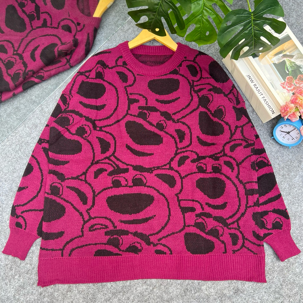 Miyuki sweater oversize motif lotso