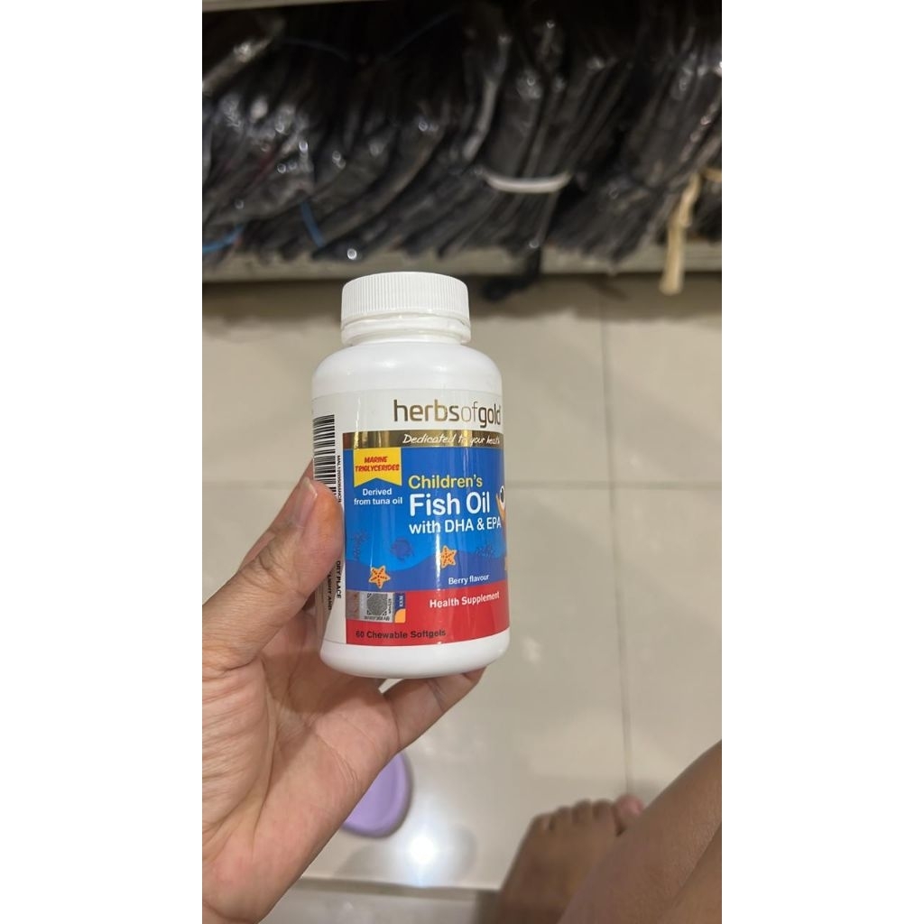 Vitamin Fish Oil Anak Dengan DHA dan EPA chewable Original