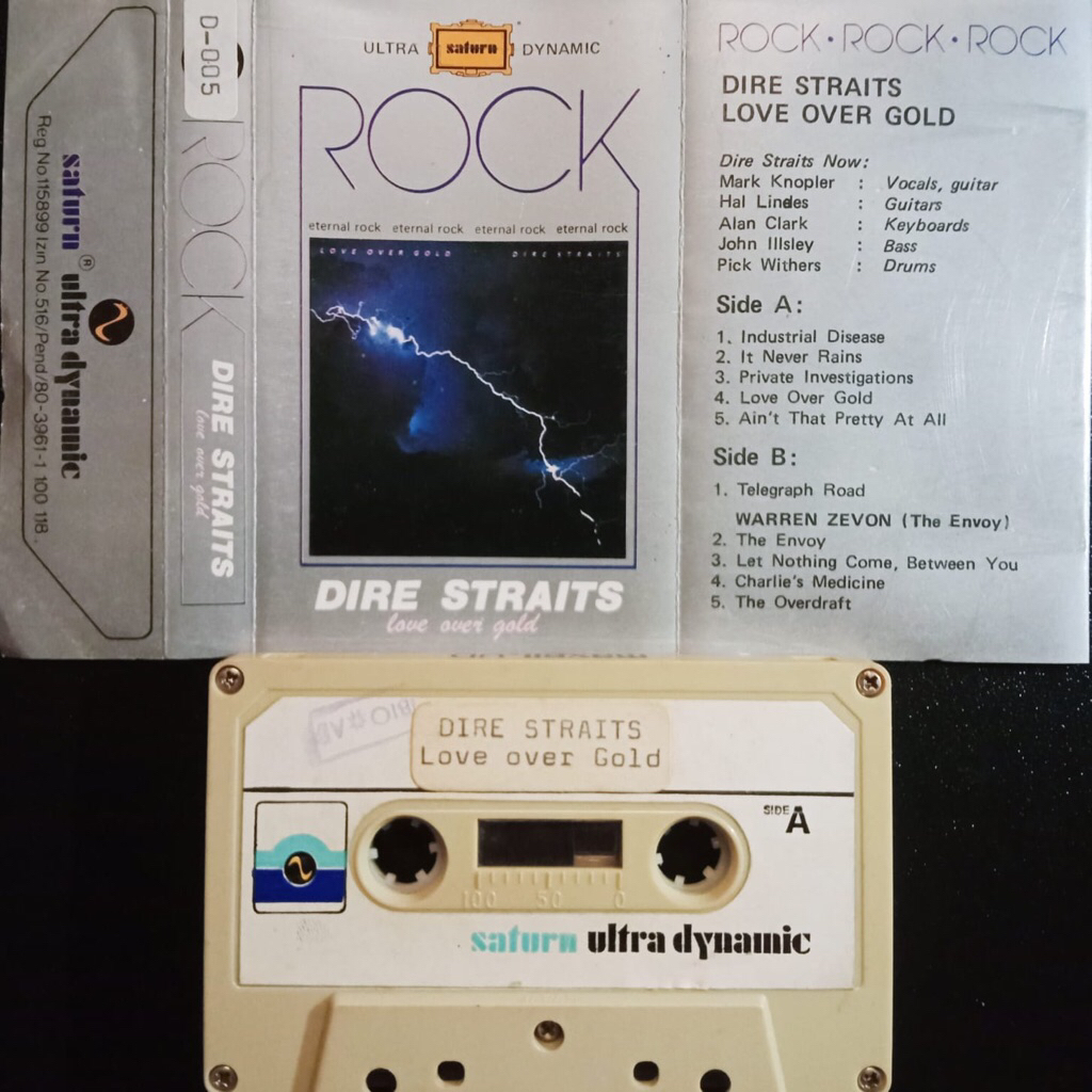 KASET PITA DIRE STRAITS LOVE OVER GOLD