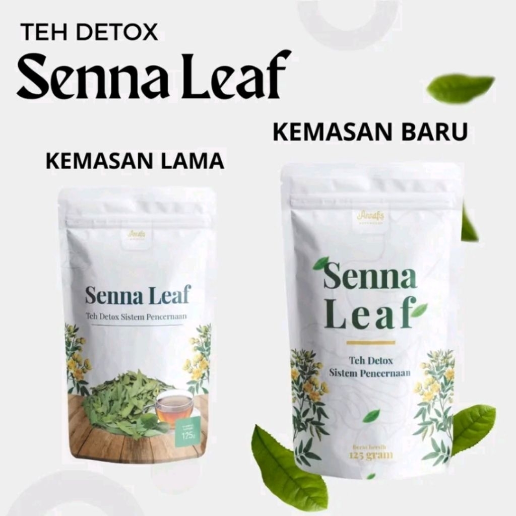 Senna Leaf Tea Superfood 125g | Teh Herbal Senna Leaf Membersihkan dan Mencuci Usus Detox Usus