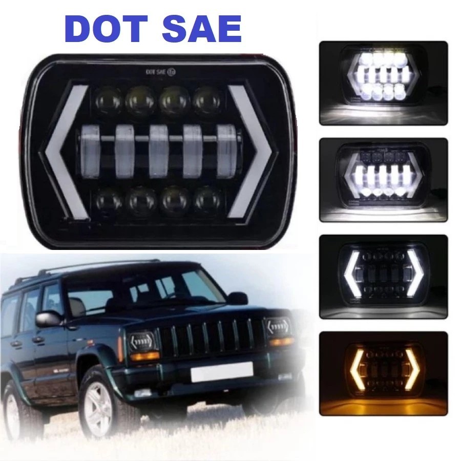 Daymaker Kotak 7 Inch Headlamp DOT SAE Jeep Feroza Taft