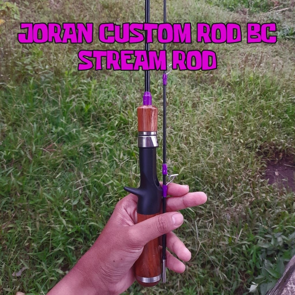 JORAN CUSTOM BC STREAM ROD 153CM CARBON SOLID FULL FUJI