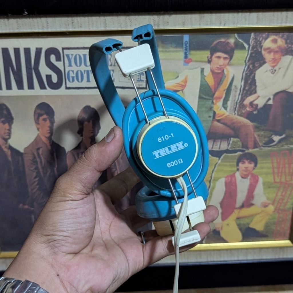 Headphone Headphones Headset Vintage Jadul Retro TELEX 610
