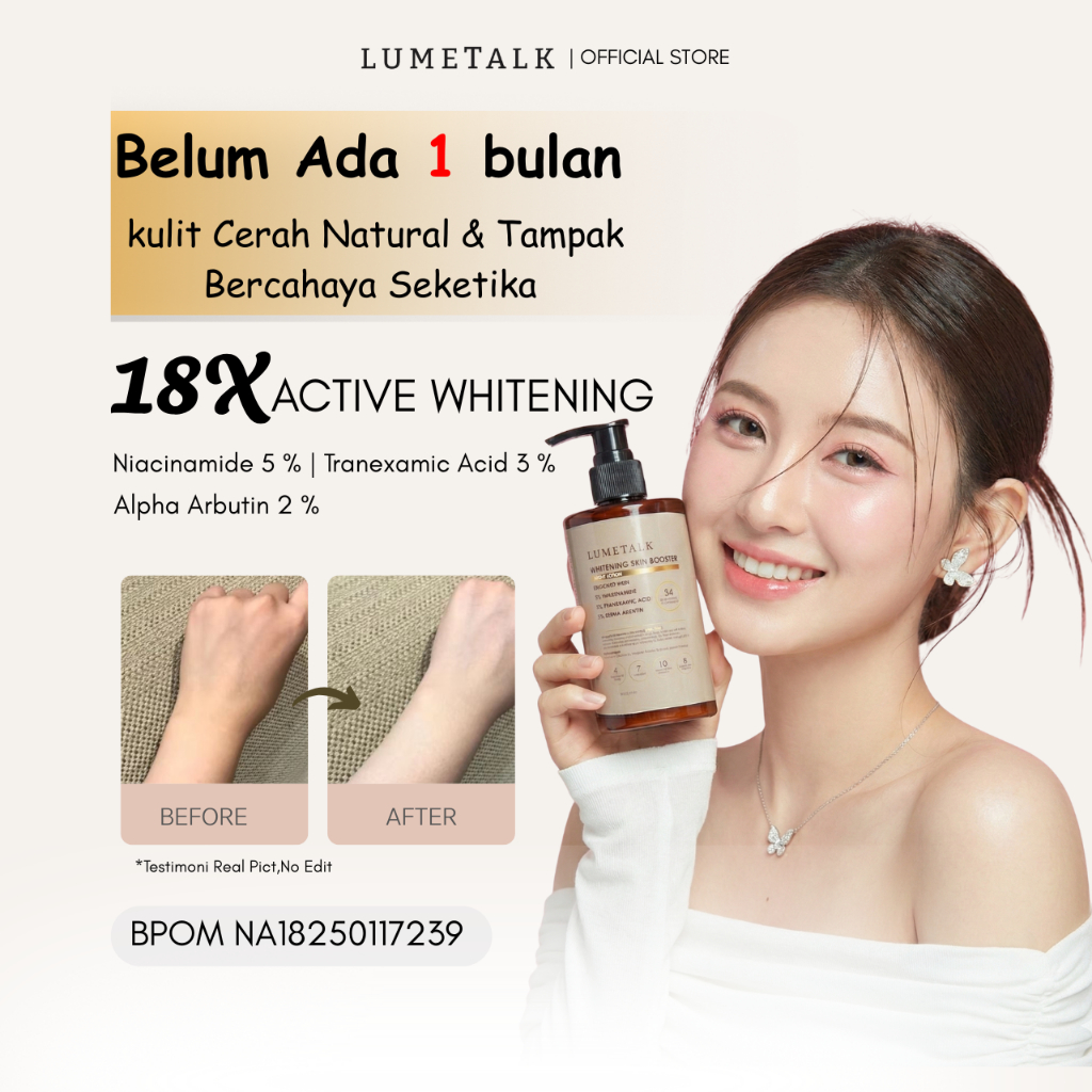 HB Dosting tinggi 10x lebih cepat pemutih badan memutihkan body lotion whitening handbody  HB Dostin