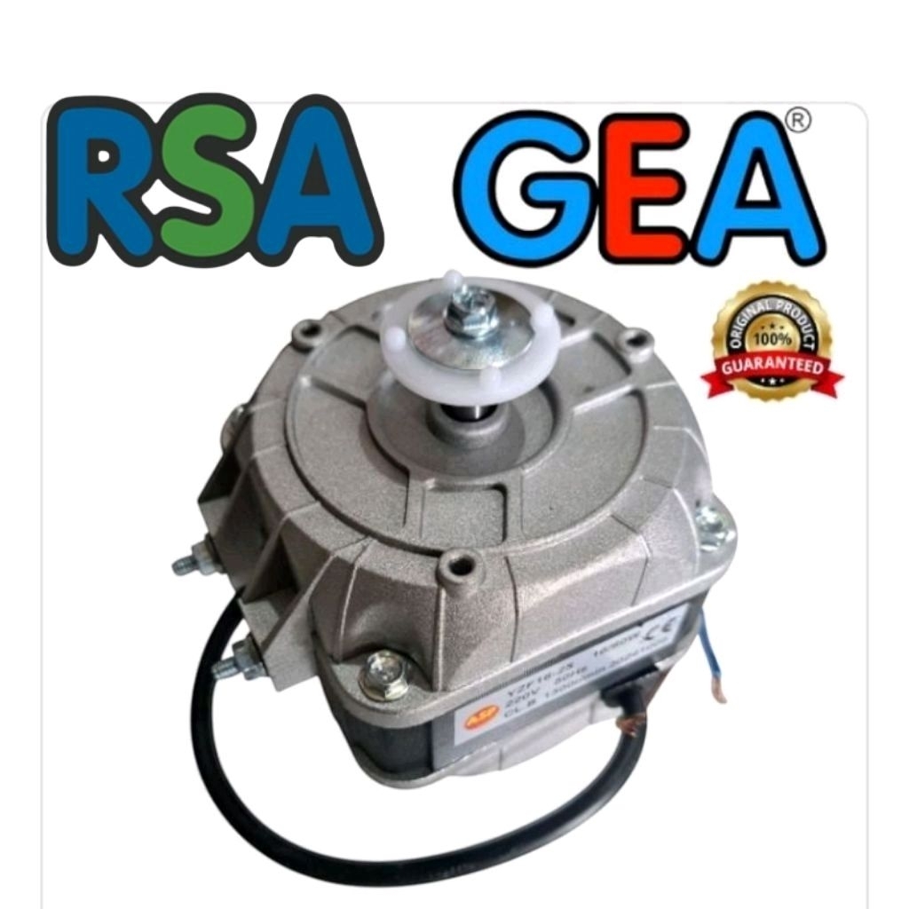 DINAMO MOTOR FAN SHOWCASE KULKAS FAN BAWAH 16/60 WATT GEA RSA