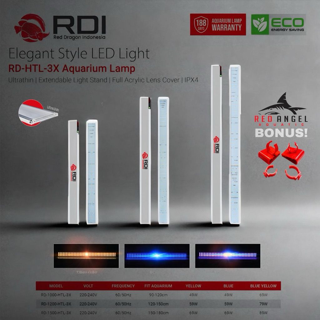 RDI - LAMPU TANNING AROWANA LED LAMP HTL 100, 120, 150 cm