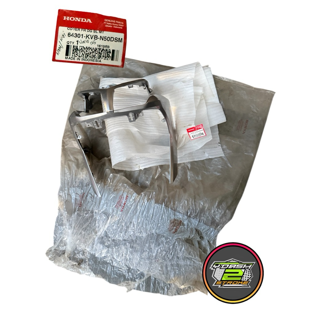 Tameng Panel Cover Lampu Depan Honda Vario 110 Techno Tekno CBS Silver Metallik 64301KVBN50DSM Origi