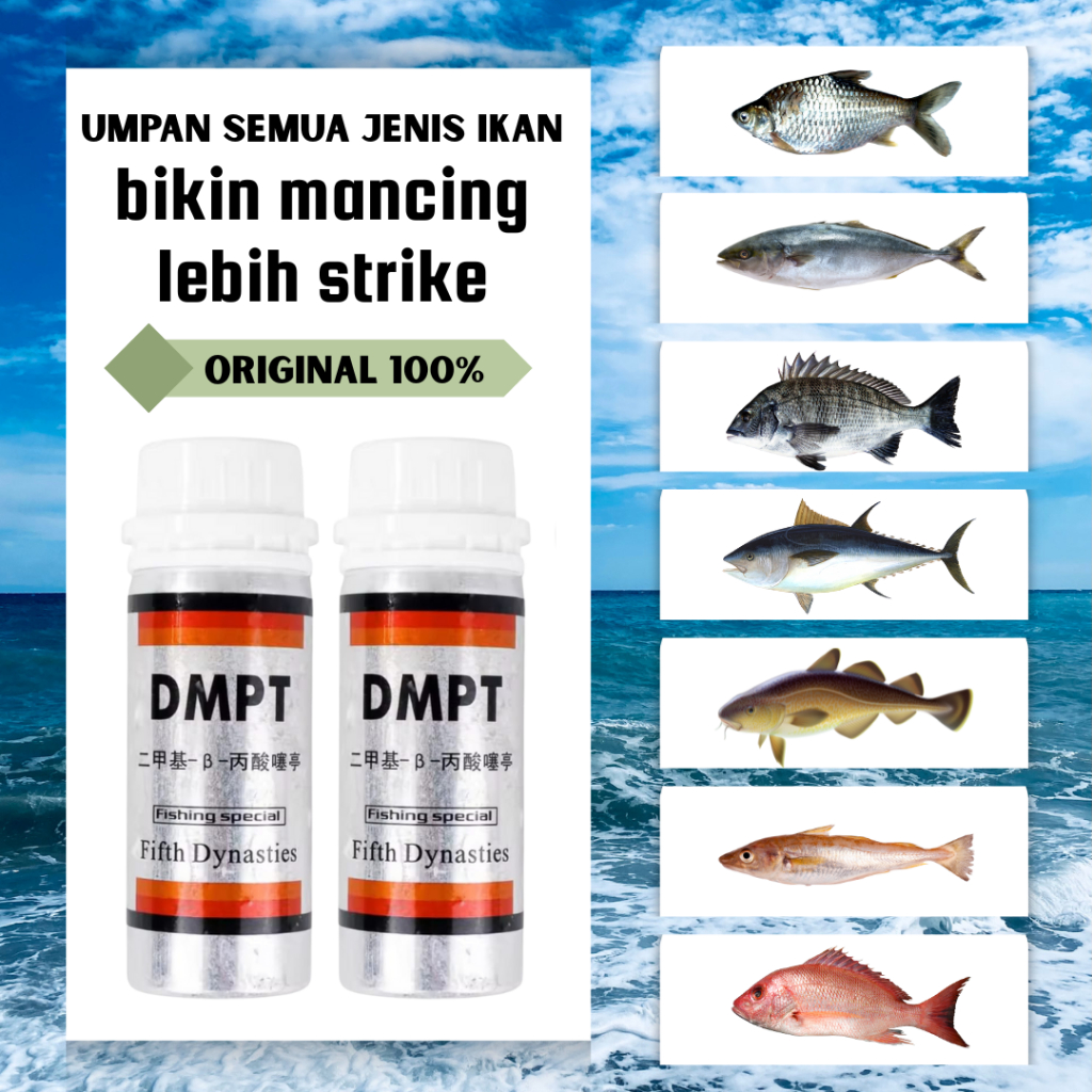 PROMO COD  Essen Ikan DMPT Bubuk Penarik Ikan Jerman Ori Umpan Pancing Semua Jenis Ikan - 40g