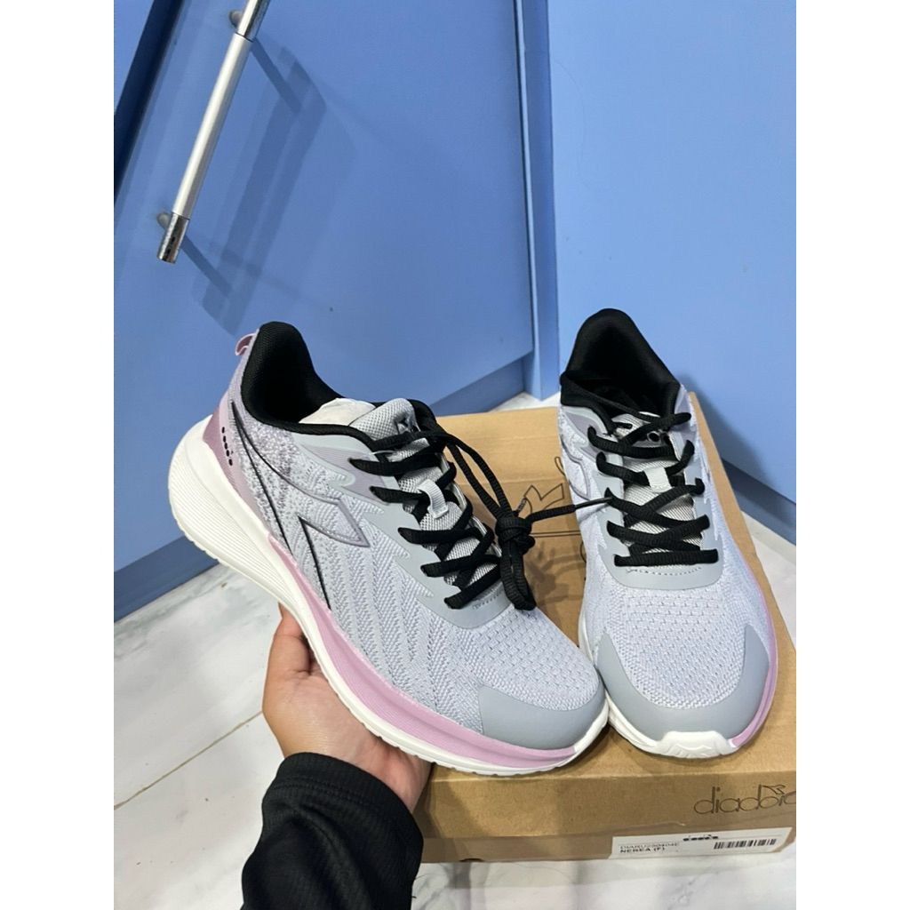 Sepatu Diadora Women ungu lilac keabuan ukuran 39 sale 70% (NEREA LILAC)