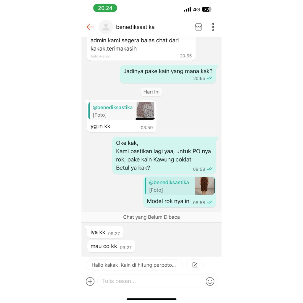 baju batik pesanan order pesanan