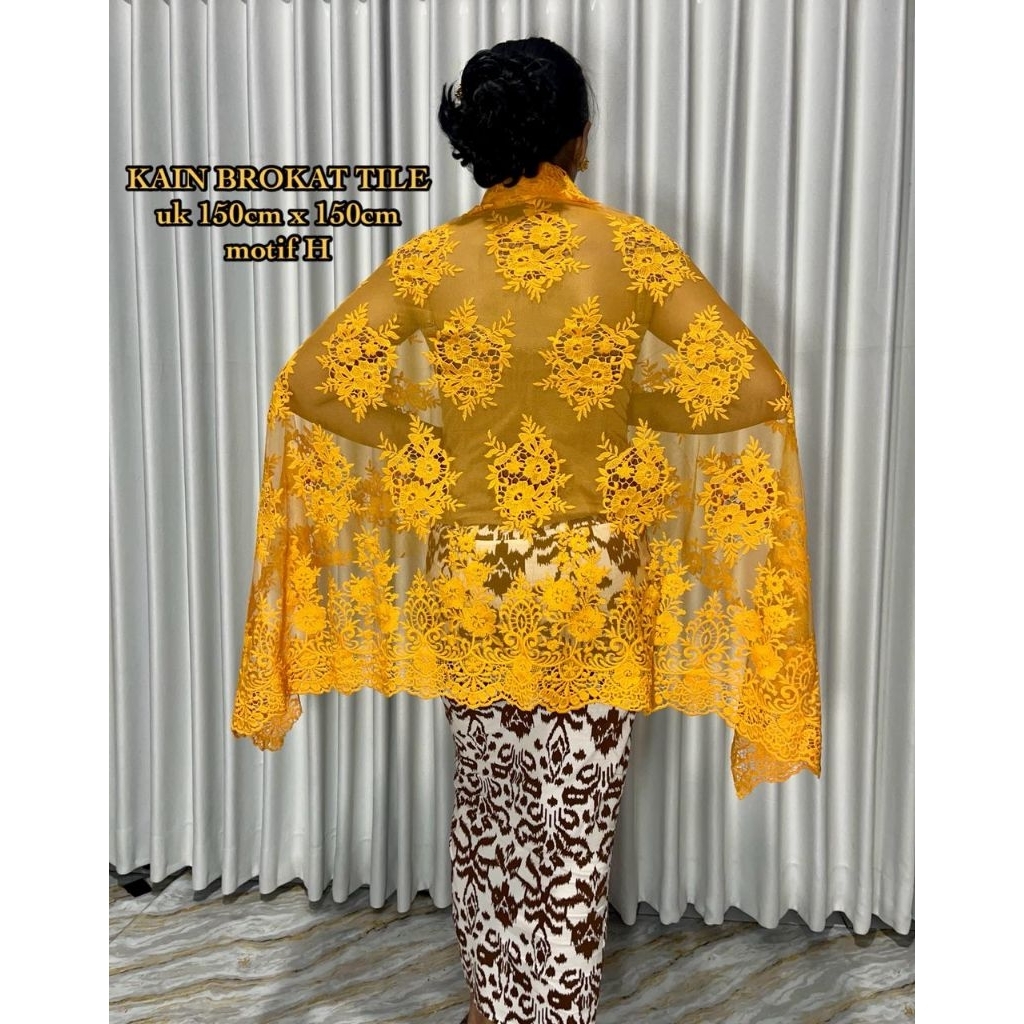 #3 Kain Kebaya Brokat Tile