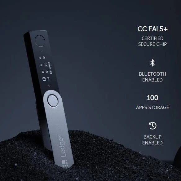 Ledger Nano X / 100% Original/Cryptocurrency Hardware Wallet / Cold Wallet/ Crypto/Bitcoin Binance E