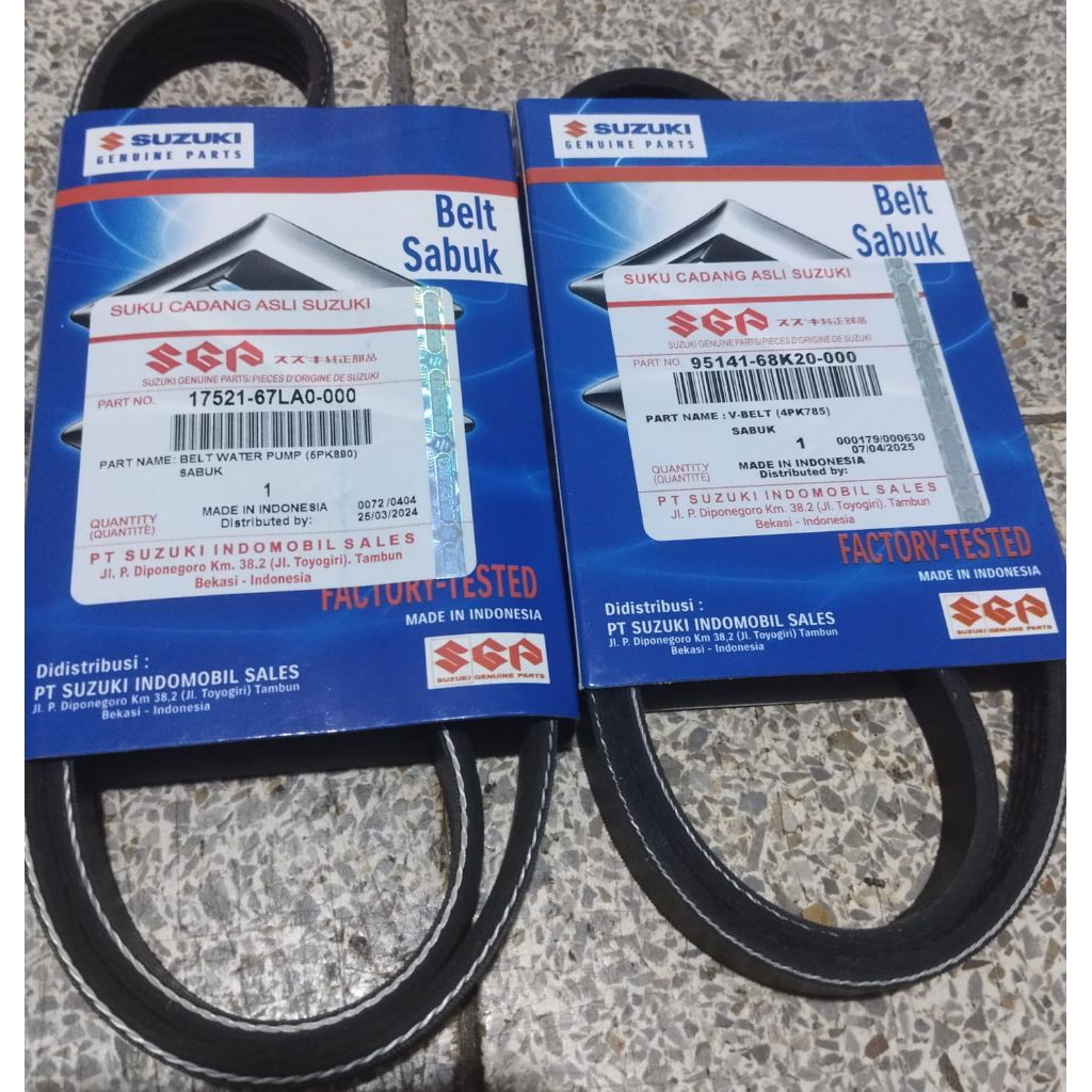 Van Belt Ac Set Suzuki Wagon R 4PK785 5PK890 ORI SGP