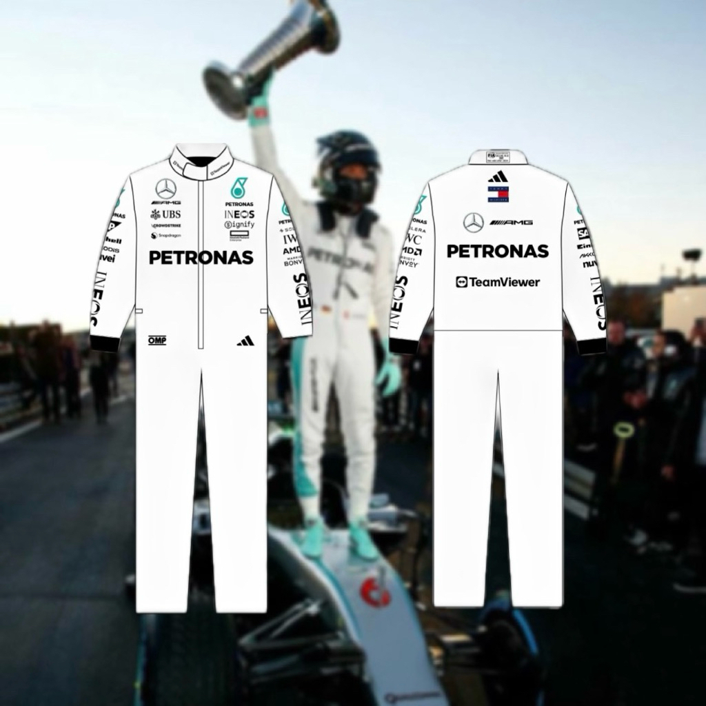 WEARPACK MERCEDES PETRONAS F1 Putih