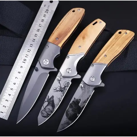 Chongming- Pisau Lipat Camping Survival Folding Knife