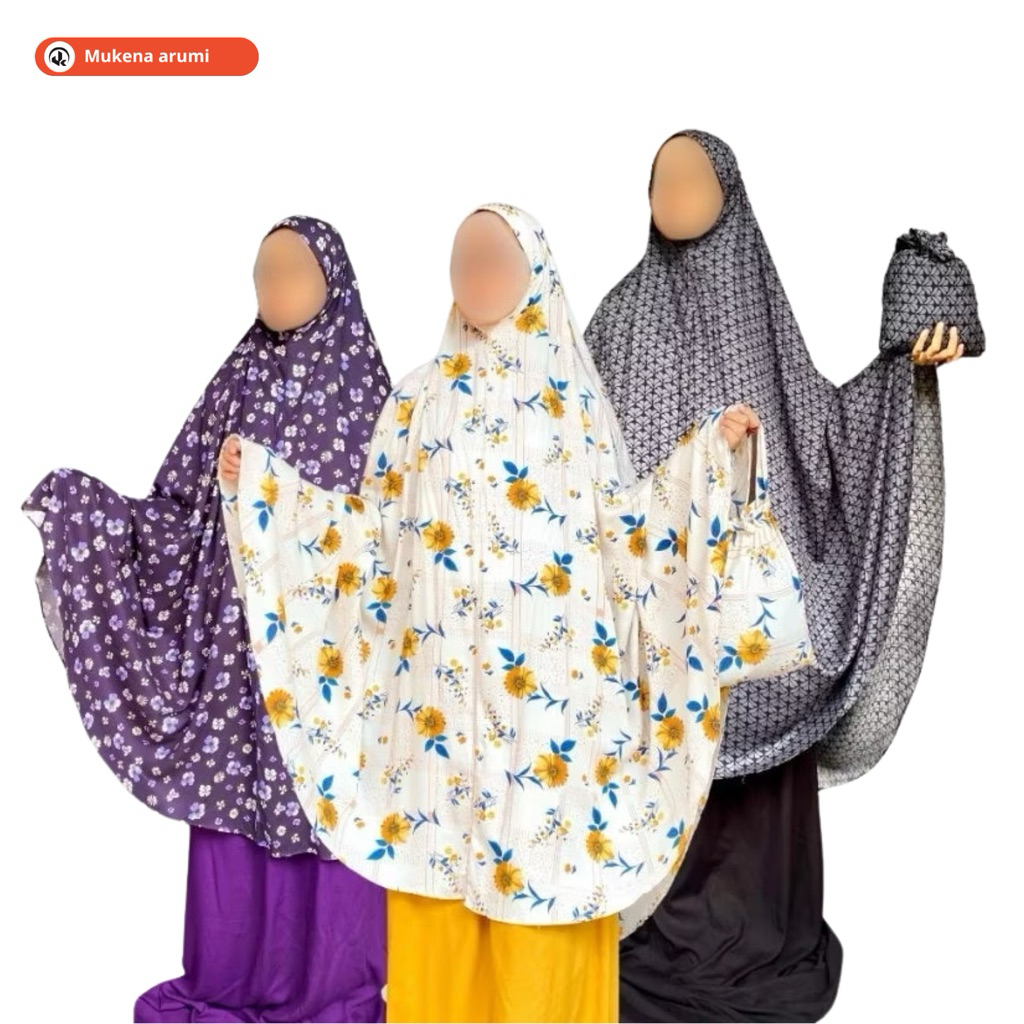 Ukhijab - MUKENA AMEENA mukena dewasa bahan rayon twill