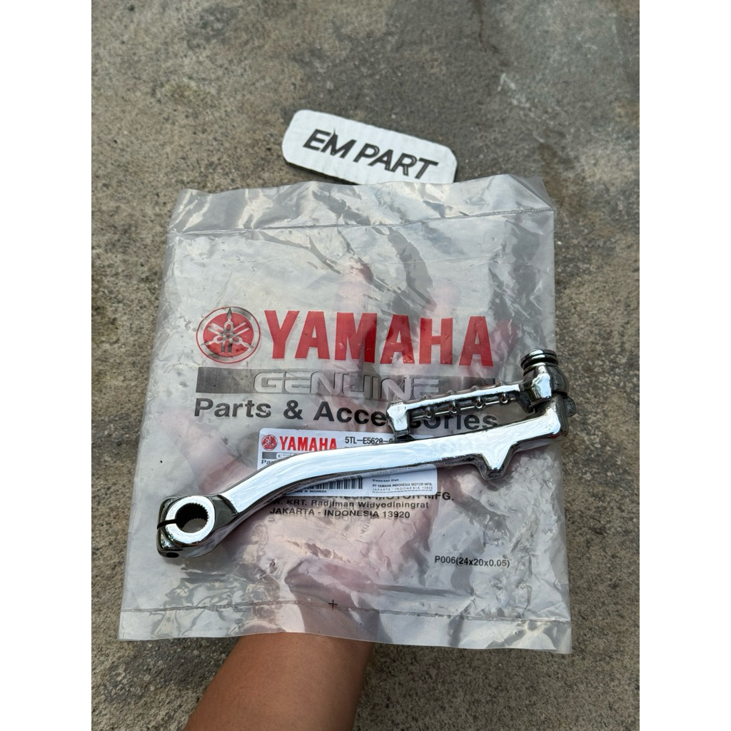 KickStarter  Mio / Engkolan Starter Yamaha Mio Sporty / Smile original sudah Crom Chrome