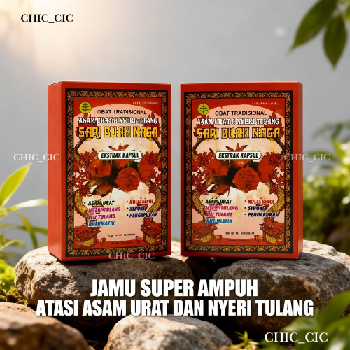 Sari Buah Naga Extra Kapsul Asam Urat dan Nyeri Tulang / Jamu Sari Buah Naga