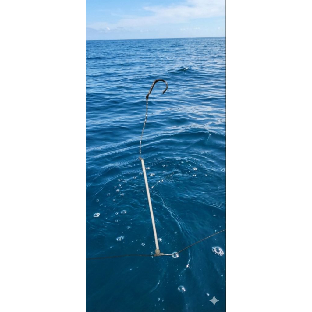 Rangkaian Kail Pancing Anti Melintir Dasaran Laut